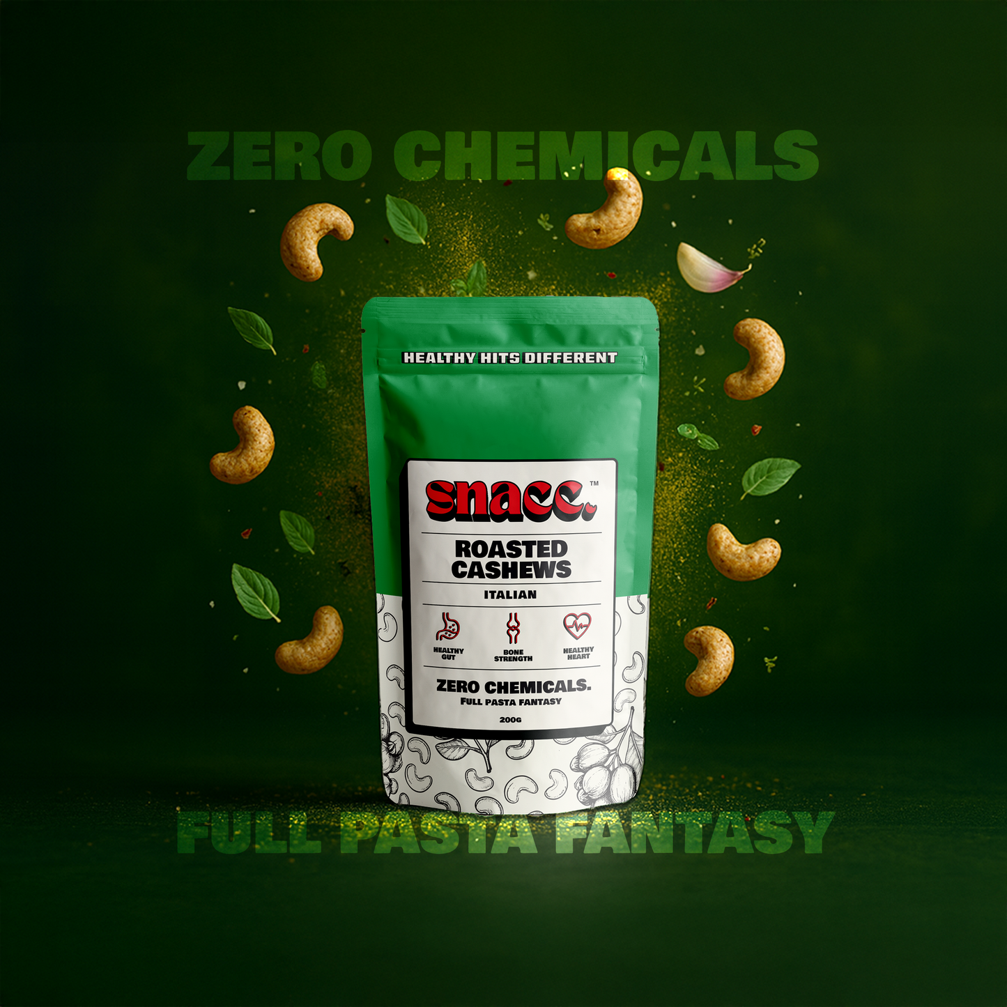 ROASTED CASHEWS - ITALIAN