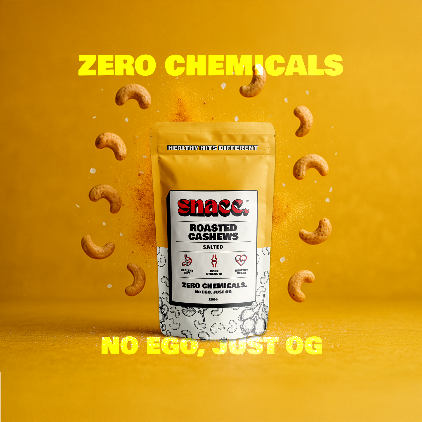 ROASTED CASHEWS - SALTED