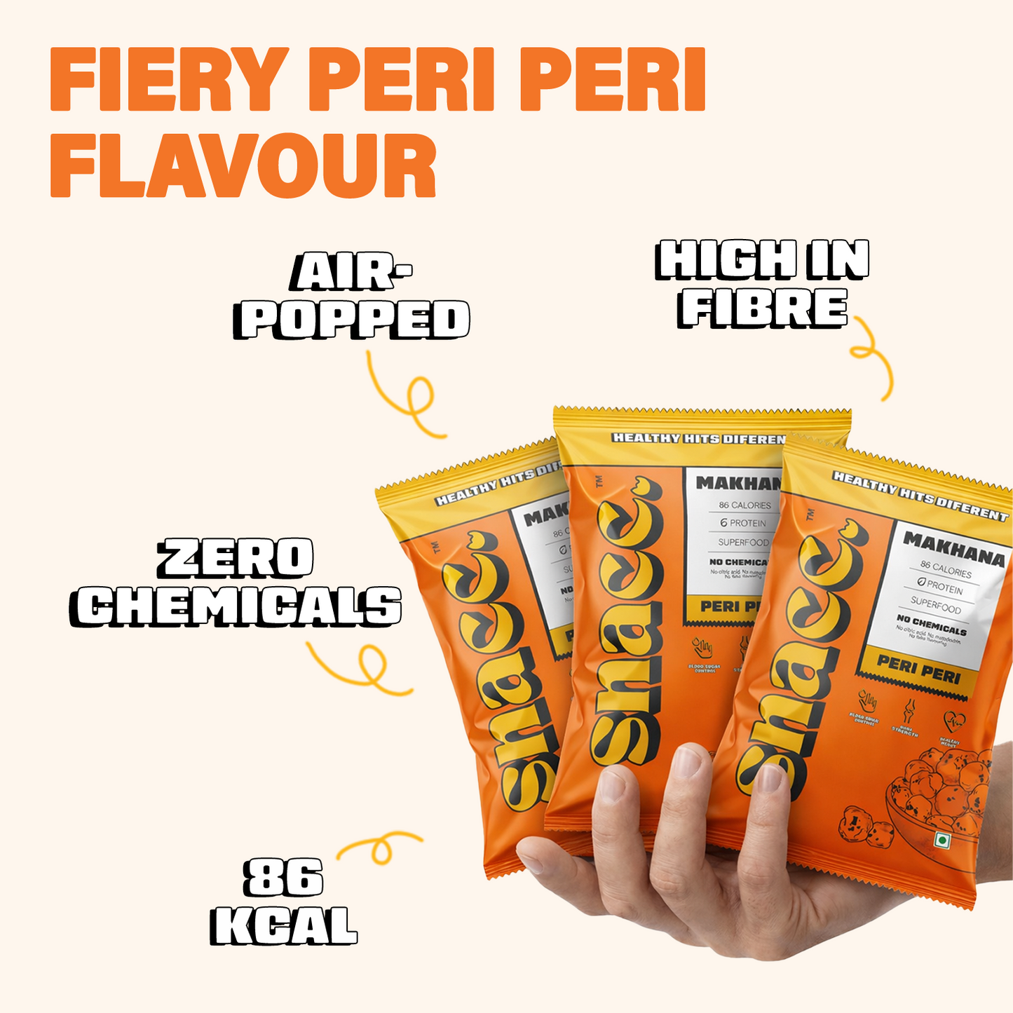 PERI PERI MAKHANA (18 gm)